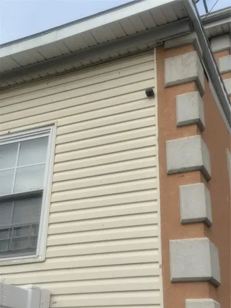 a view of a house with a window