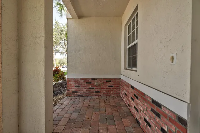 a view of a entryway door of the house