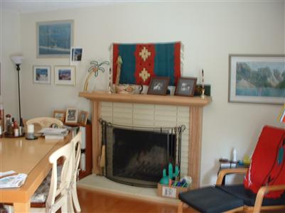 2437 Center Road Novato, CA 94947 - Photo 6 of 7 a living room with furniture and a fireplace