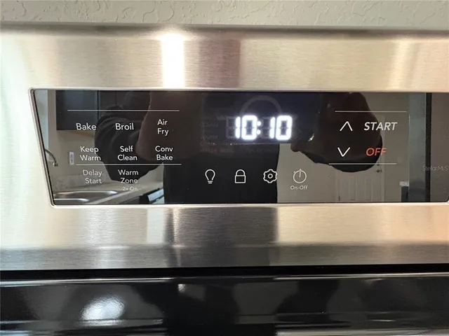 a close view of stove