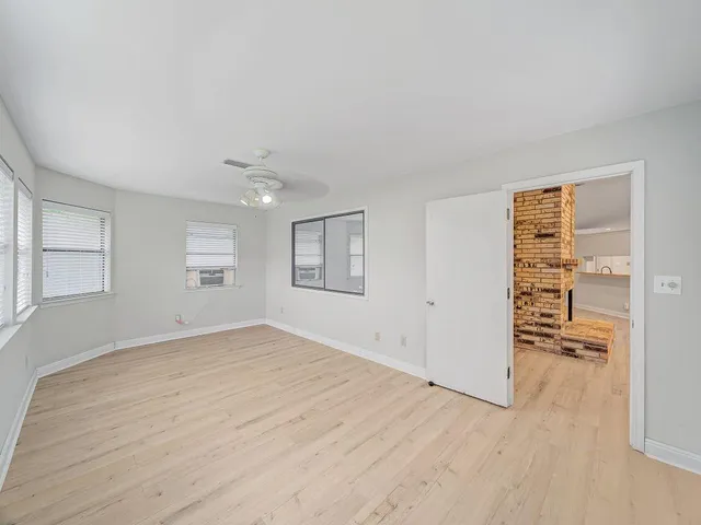 wooden floor in an empty room