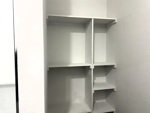 a close view of wooden cabinets