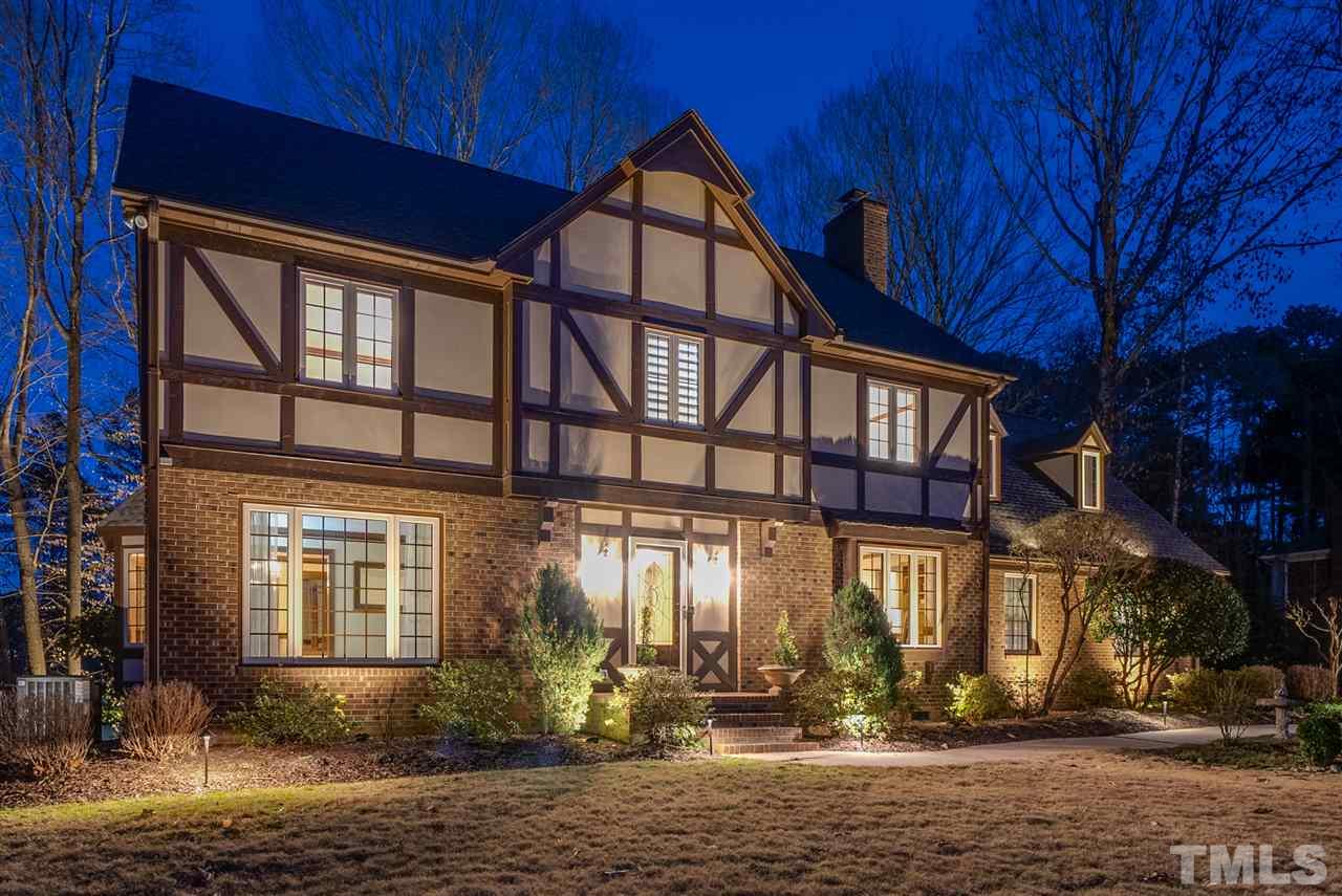 made even more magical with landscape lighting at 8816 Stage Ford Road Raleigh