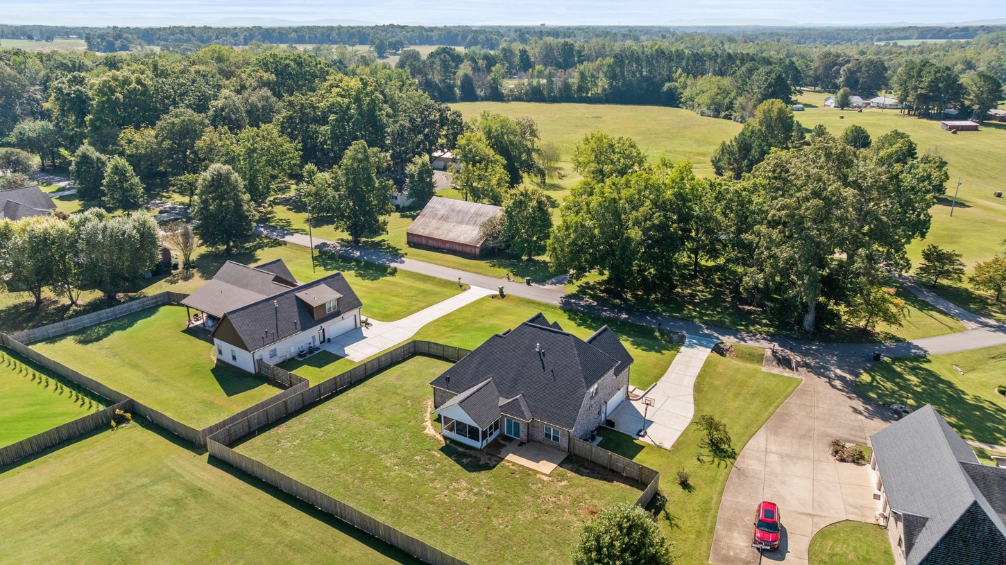 27 Hancock Road Fayetteville, TN 37334 - Photo 3 of 47 an aerial view of a house with a swimming pool
