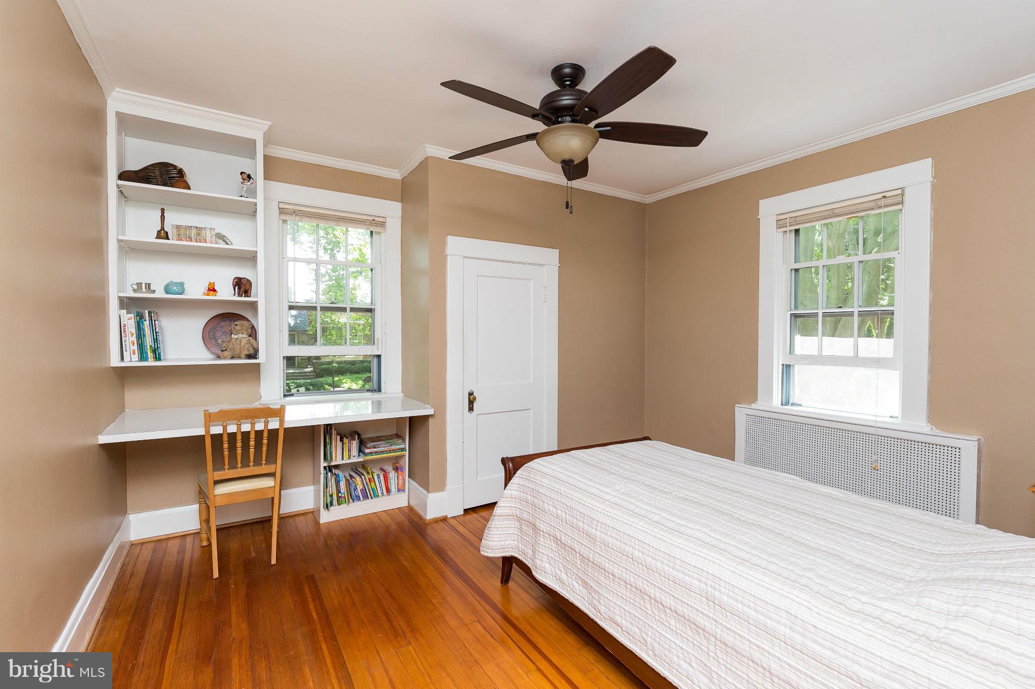 2215 Arden Road Baltimore, MD 21209 - Photo 18 of 30 Bedroom 2 has built-ins and desk area