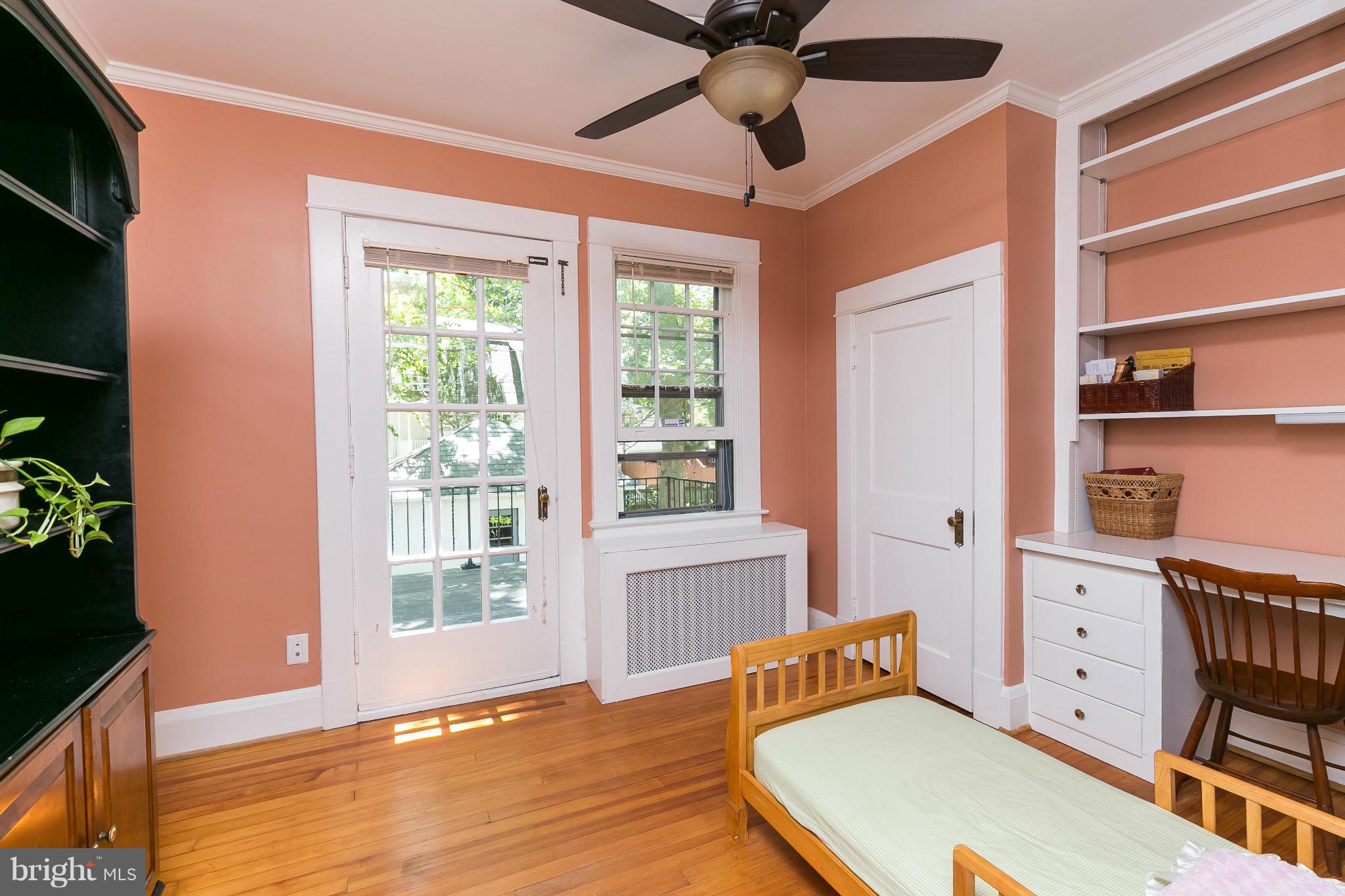 2215 Arden Road Baltimore, MD 21209 - Photo 20 of 30 Bedroom 3 has French Door leading to balcony, plus