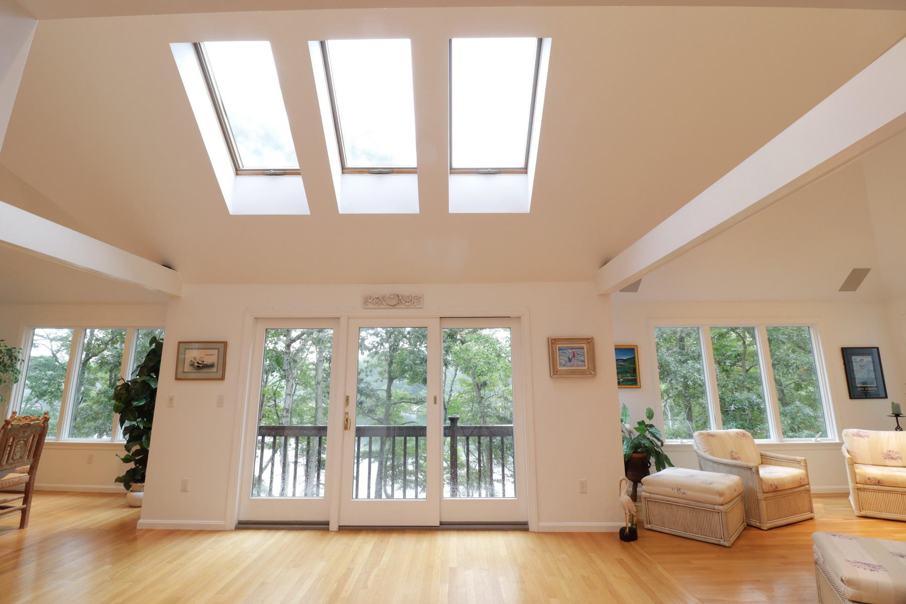 120 Fells Pond Road Mashpee, MA 02649 - Photo 7 of 42 a living room with furniture and large windows