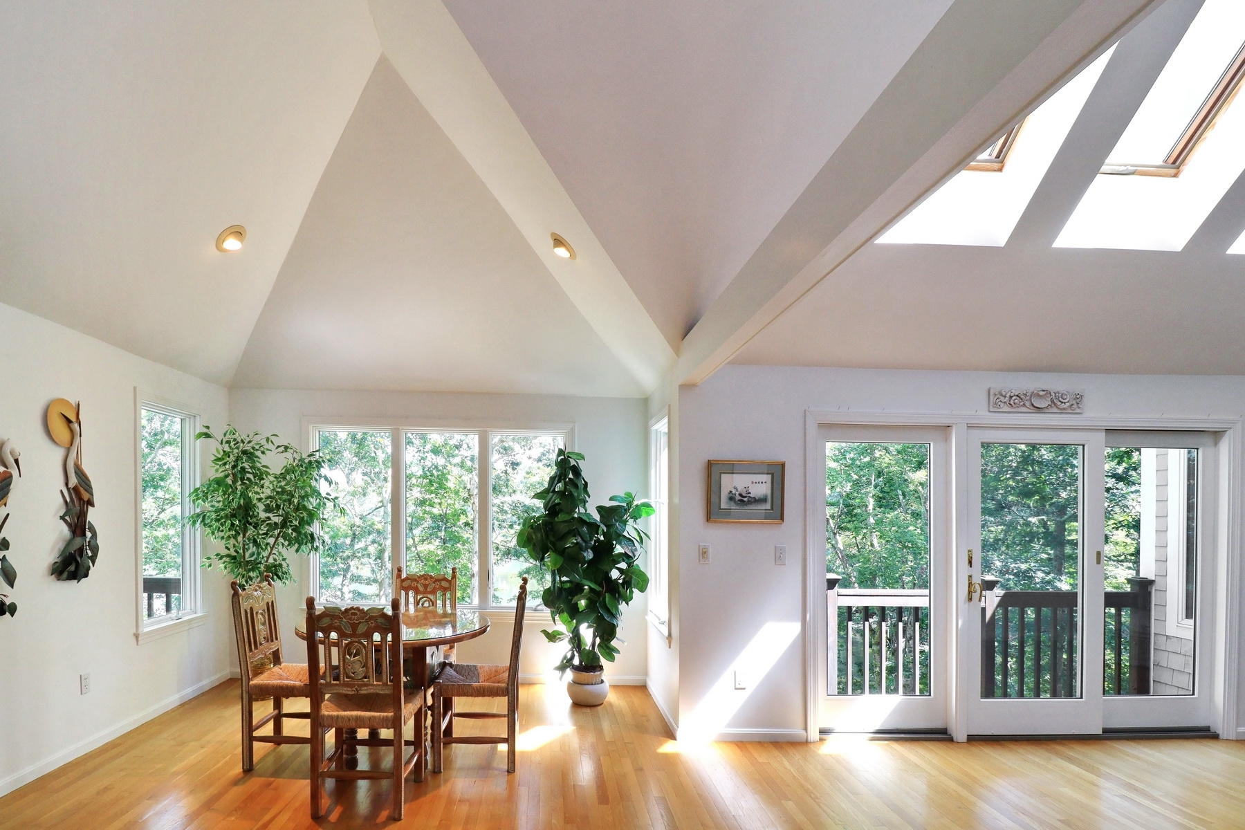 120 Fells Pond Road Mashpee, MA 02649 - Photo 10 of 42 a view of a dining room with furniture window and outside view