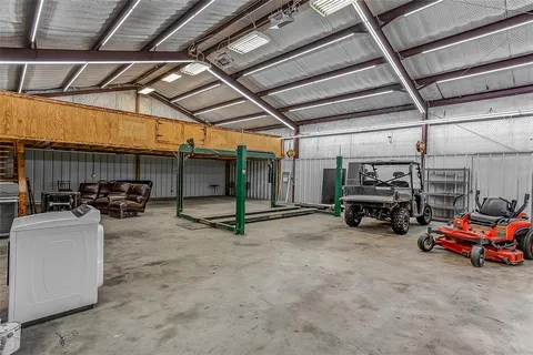 a view of car garage