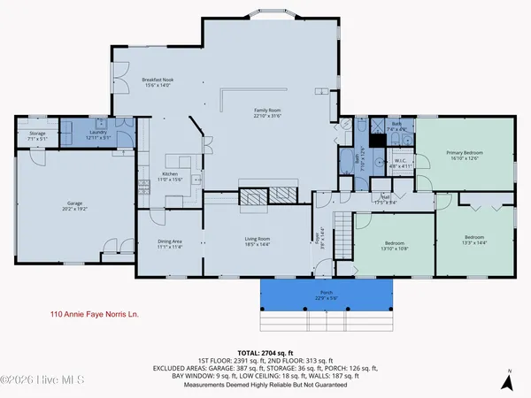 $325,000 | 110 Annie Faye Norris Lane, Teachey, NC 28464
