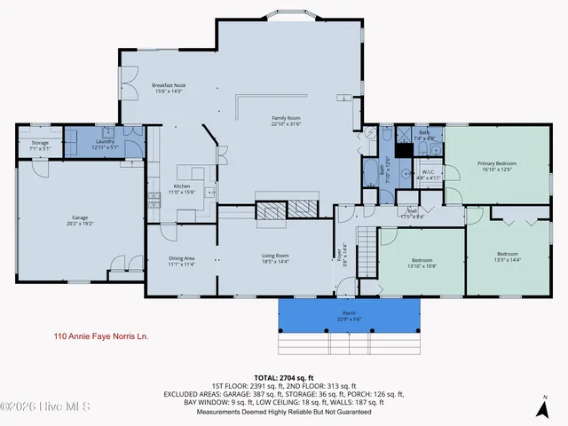 $375,000 | 110 Annie Faye Norris Lane, Teachey, NC 28464