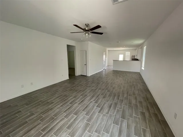 wooden floor in an empty room