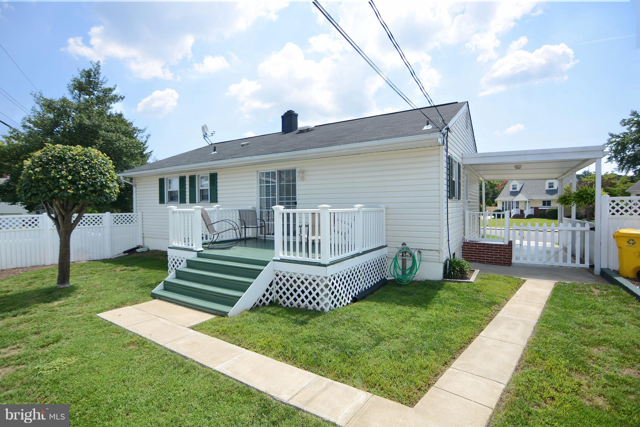 400 Ridgely Road Glen Burnie, MD 21061 - Photo 22 of 27 View of backyard and carport.