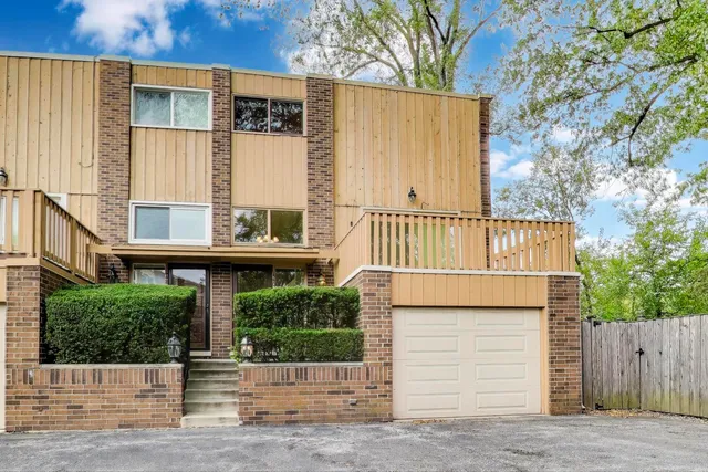 a view of outdoor space with deck and yard