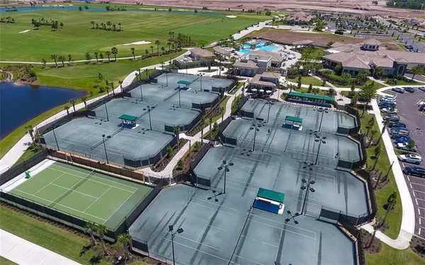 a view of outdoor space tennis court