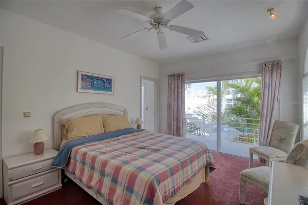 a bathroom with a shower and a toilet
