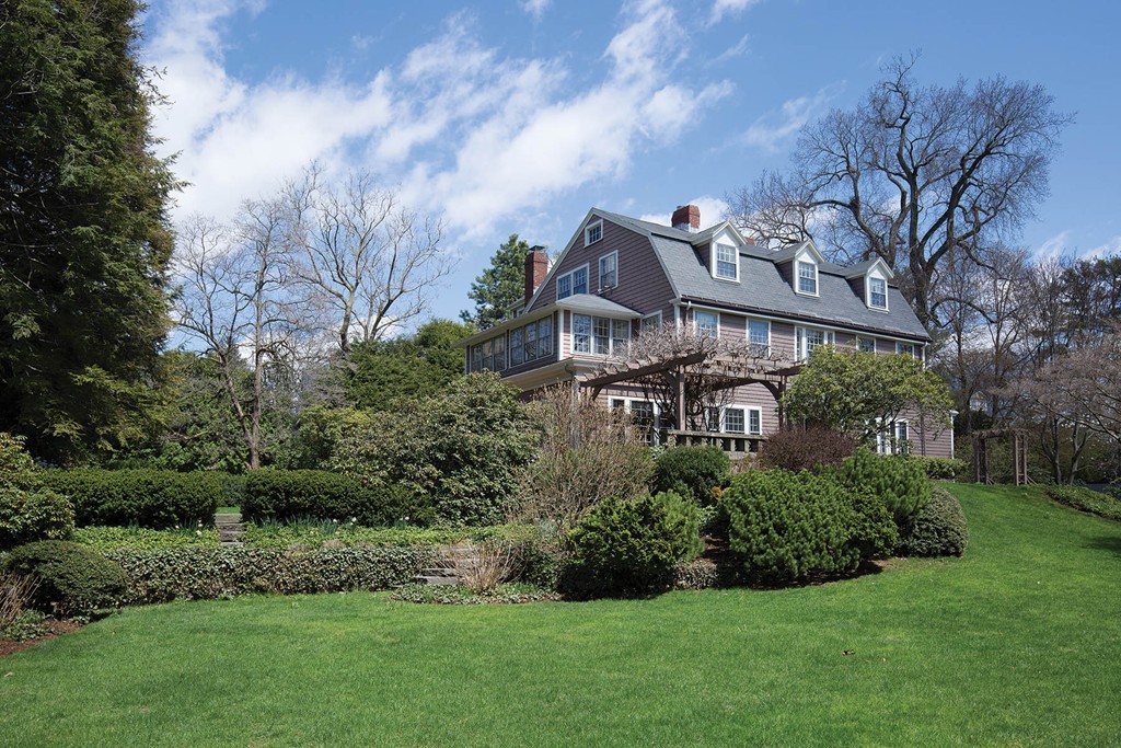 65 Suffolk Road Newton, MA 02467 - Photo 2 of 17 a view of a big yard with plants and large trees