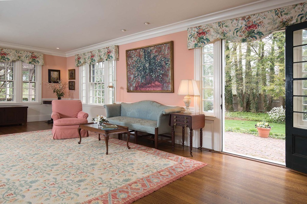 65 Suffolk Road Newton, MA 02467 - Photo 4 of 17 a living room with furniture and a large window