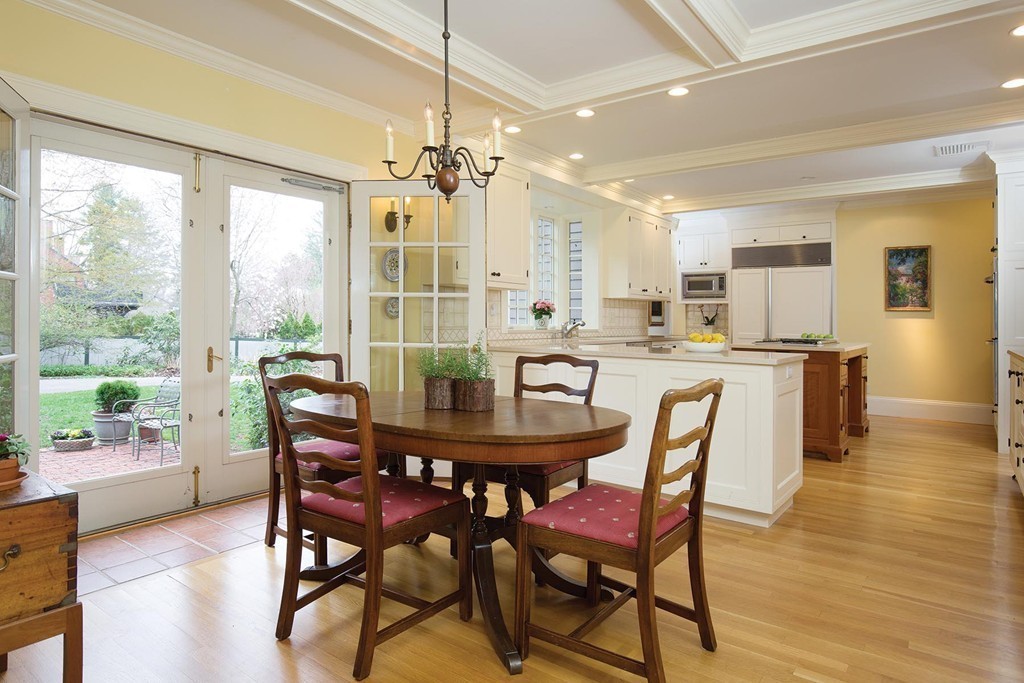 65 Suffolk Road Newton, MA 02467 - Photo 7 of 17 a view of a dining room with furniture and window