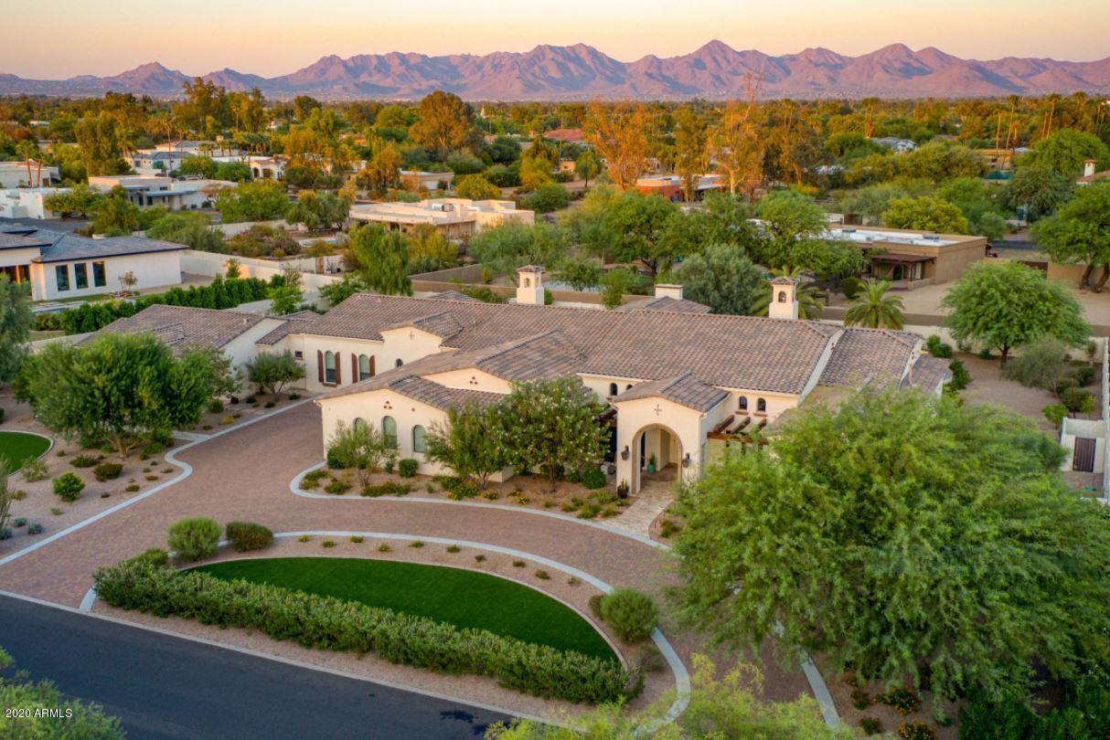 9335 Morning Glory Road Paradise Valley, AZ 85253 - Photo 1 of 82 Front Elevation Sunset