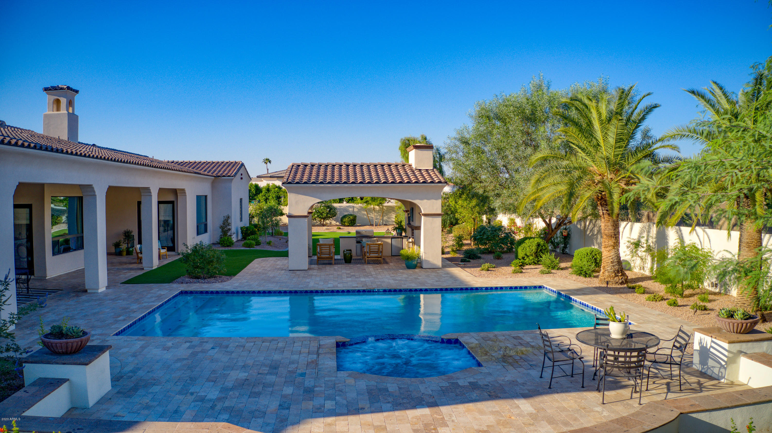 9335 Morning Glory Road Paradise Valley, AZ 85253 - Photo 66 of 82 North View of Outdoor Living Area