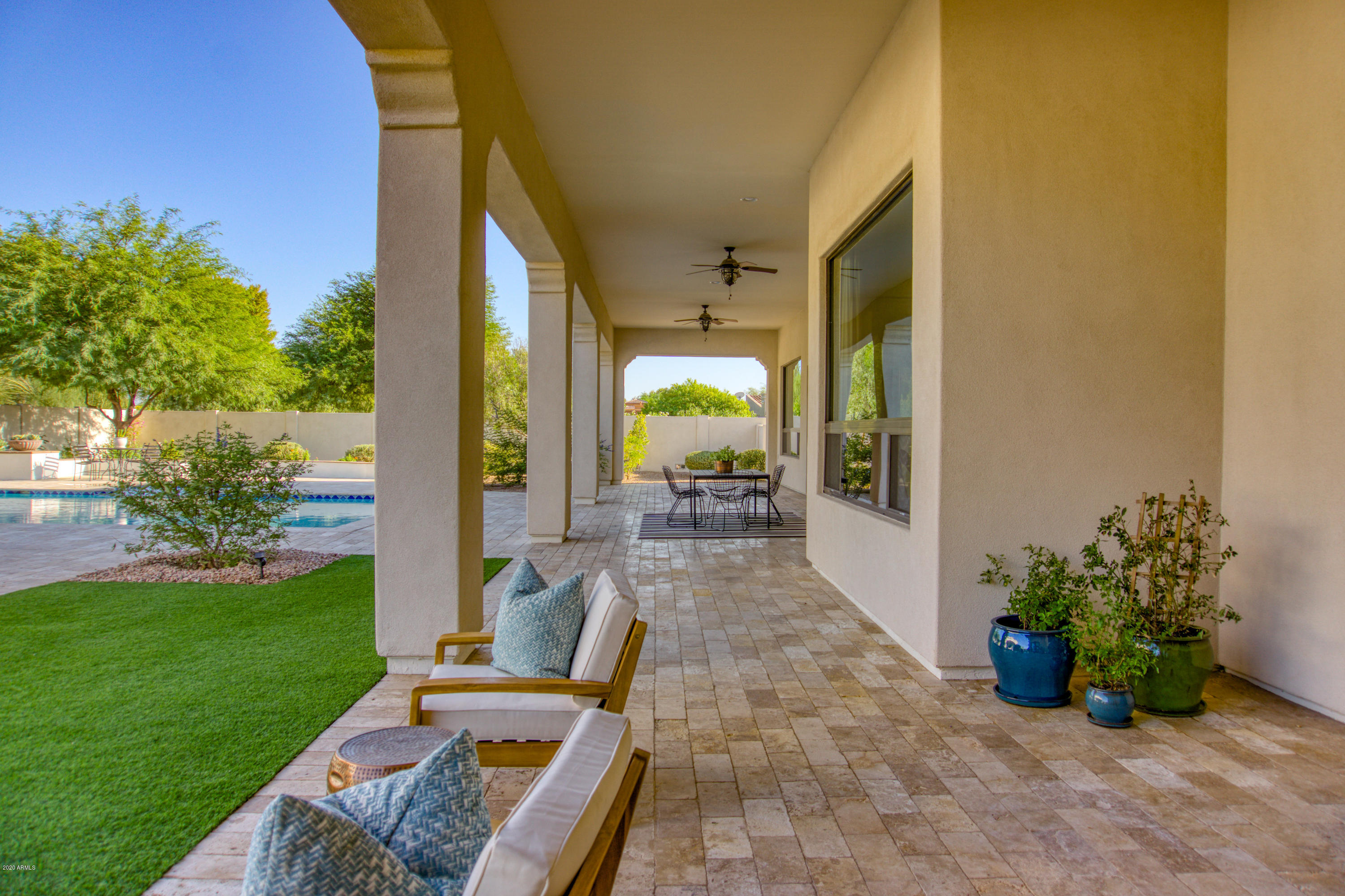 9335 Morning Glory Road Paradise Valley, AZ 85253 - Photo 71 of 82 Generous Covered Protected Patio
