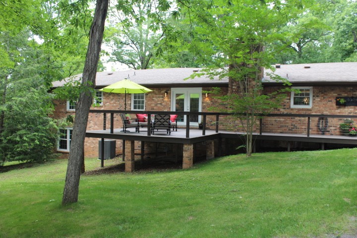 5534 Hickory Ridge Road Lebanon, TN 37090 - Photo 15 of 50 a view of a house with a backyard and a patio