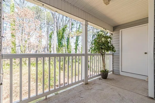 a view of a garden from a window