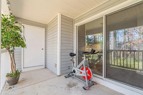 a view of livingroom with hardwood floor and a ceiling fan