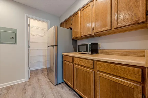 a view of a basketball court