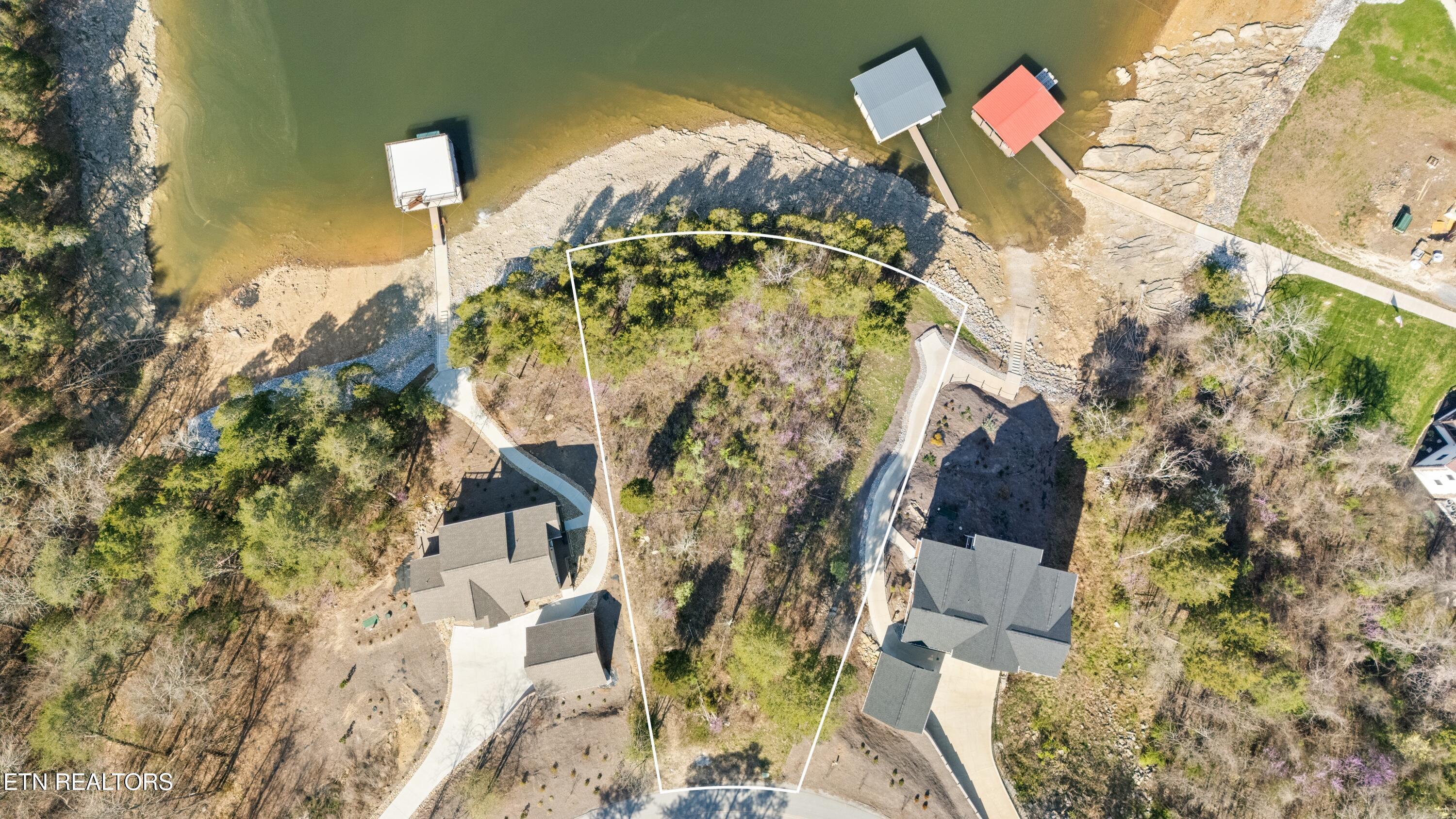 Lot 765 Russell Brothers Road Sharps Chapel, TN 37866 - Photo 2 of 30 Aerial view of lot lines
