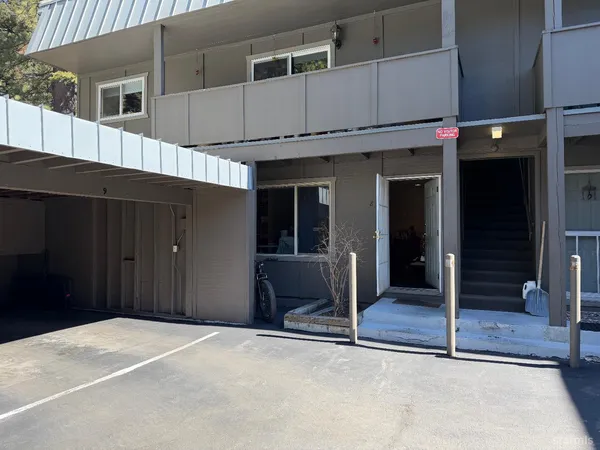 a view of an entrance to house