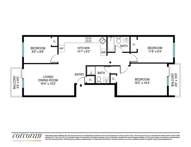 $744,000 | 1749 East 16th Street, Unit 3A | Homecrest