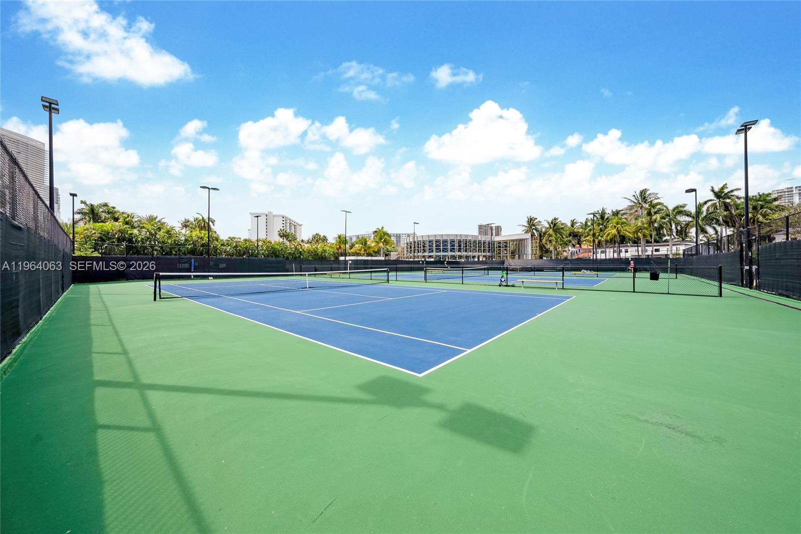 278 South Island Road Golden Beach, FL 33160 - Photo 55 of 57 a view of a tennis court