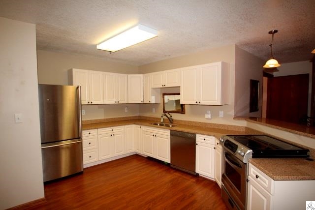 Kitchen with granite