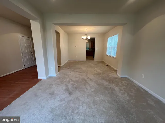a view of livingroom and window