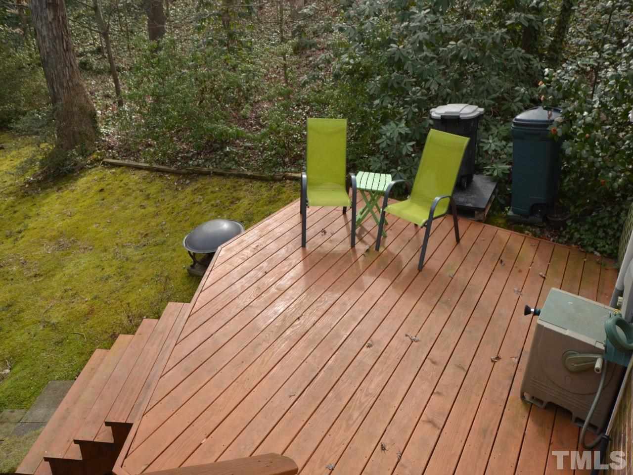 2812 Old Orchard Road Raleigh, NC 27607 - Photo 22 of 25 a view of a balcony with chairs