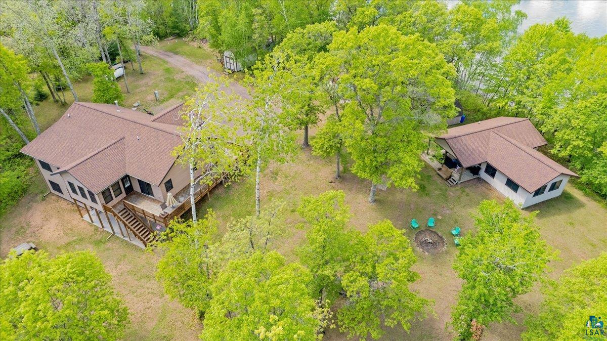 2520 Bony Lake Road Barnes, WI 54873 - Photo 44 of 44 View of drone / aerial view