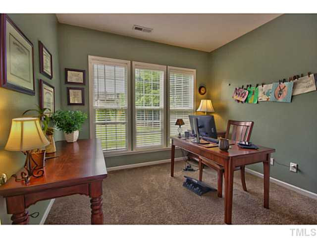 7620 Derek Drive Raleigh, NC 27613 - Photo 11 of 25 Also on the first floor you will find your private home office. Studio/Study/Office