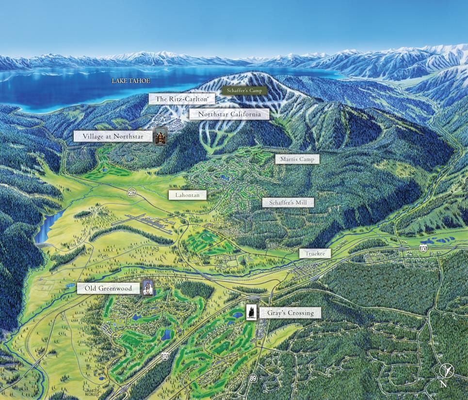 12220 Lookout Loop, Unit F2132 Truckee, CA 96161 - Photo 27 of 27 an aerial view of a house