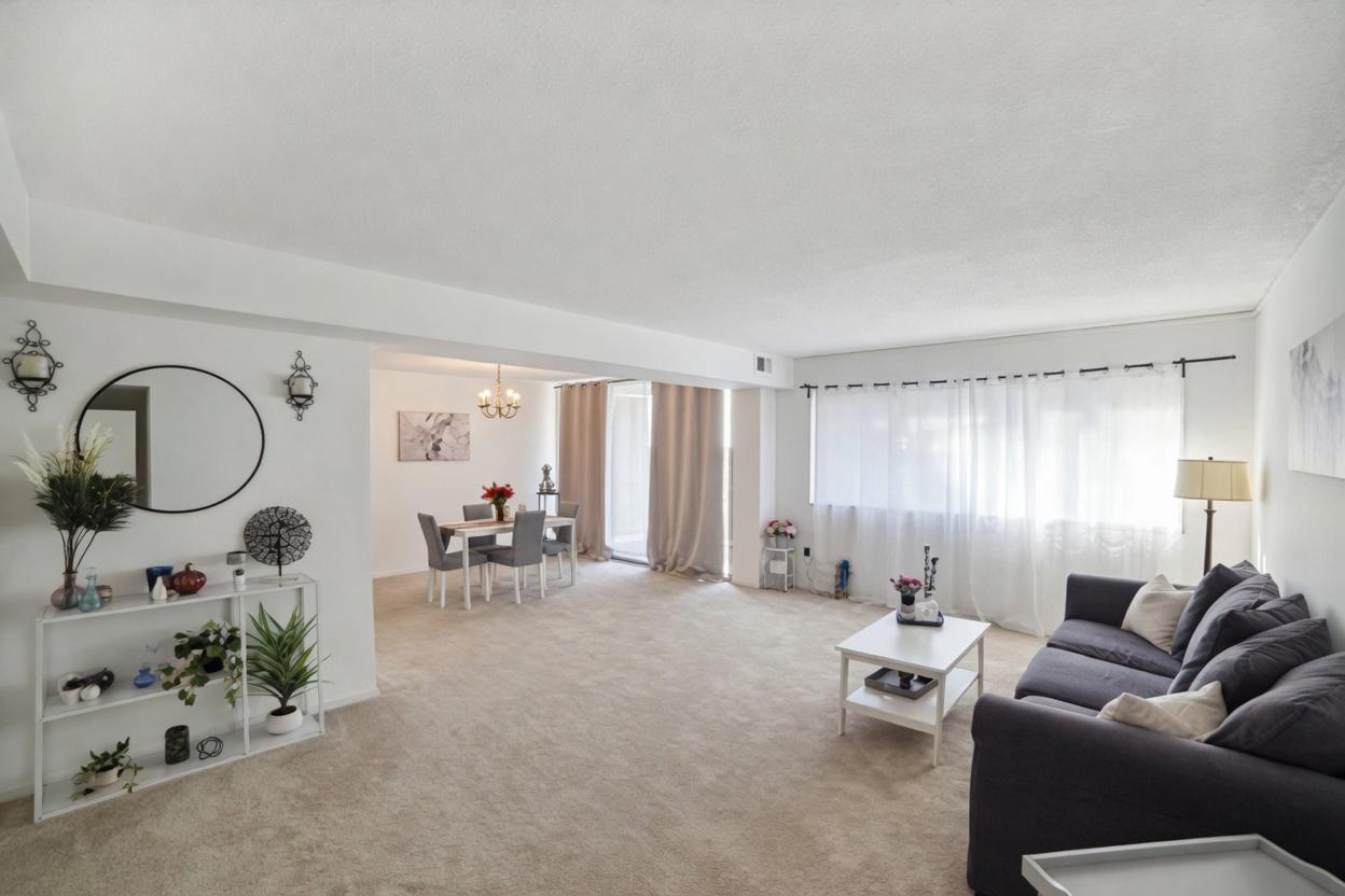 1836 Metzerott Road, Unit 1720 Hyattsville, MD 20783 - Photo 35 of 35 Living room open floor plan to Dining room