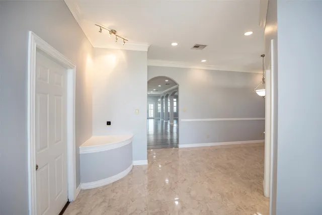 a very nice looking room with a bathroom