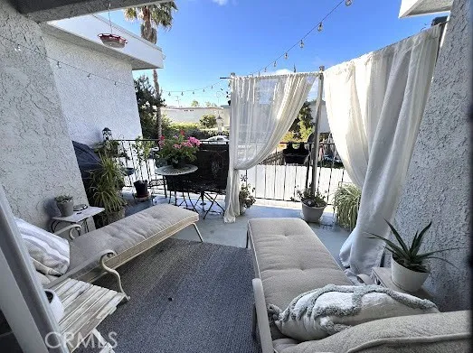 a view of a small space