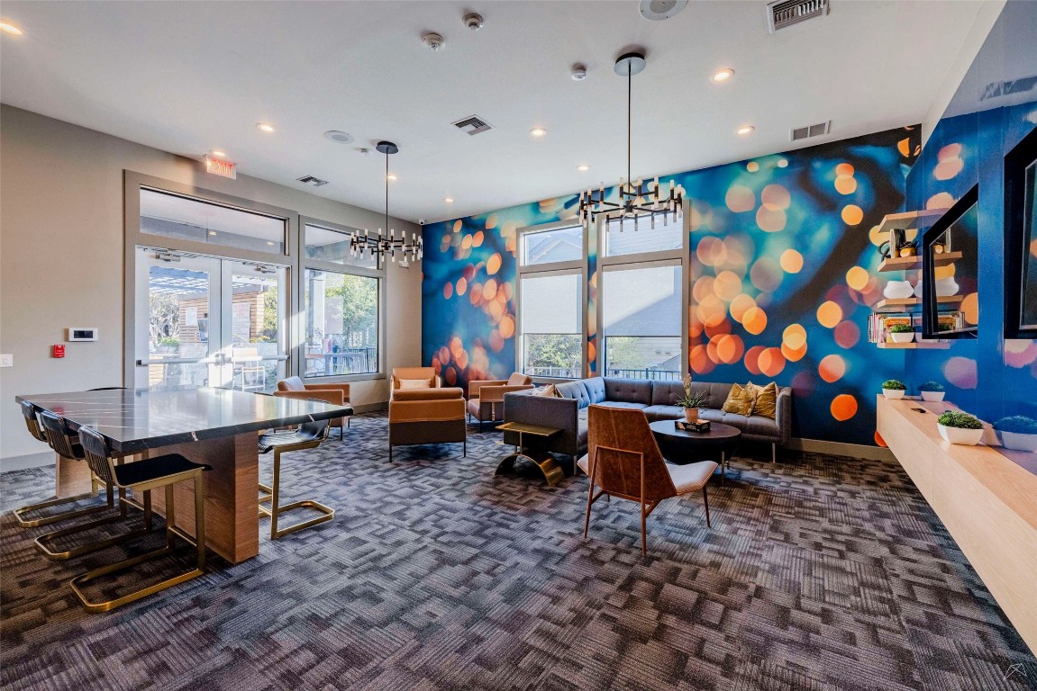 8515 Interstate 35, Unit 11102 Austin, TX 78744 - Photo 20 of 25 Community lobby with recessed lighting