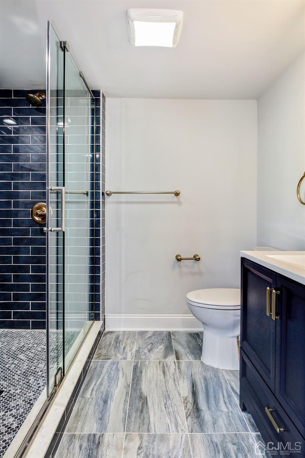 126 Greenbrook Road Green Brook, NJ 08812 - Photo 24 of 36 a bathroom with a toilet and shower