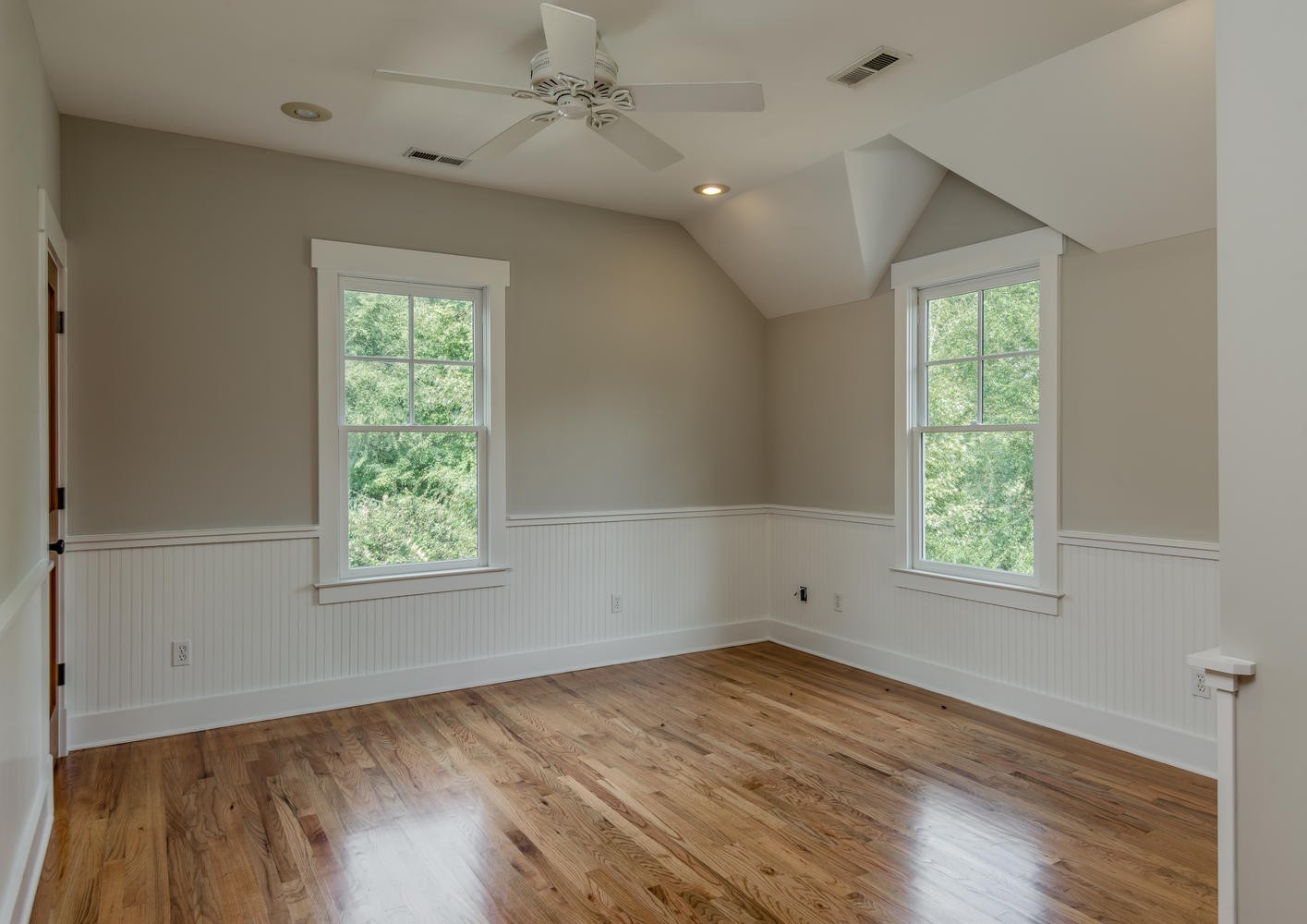 1091 Tulloss Road Franklin, TN 37067 - Photo 35 of 52 a view of empty room with wooden floor and fan