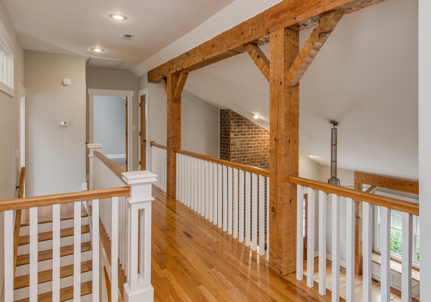 1091 Tulloss Road Franklin, TN 37067 - Photo 36 of 52 a view of staircase with railing and a window