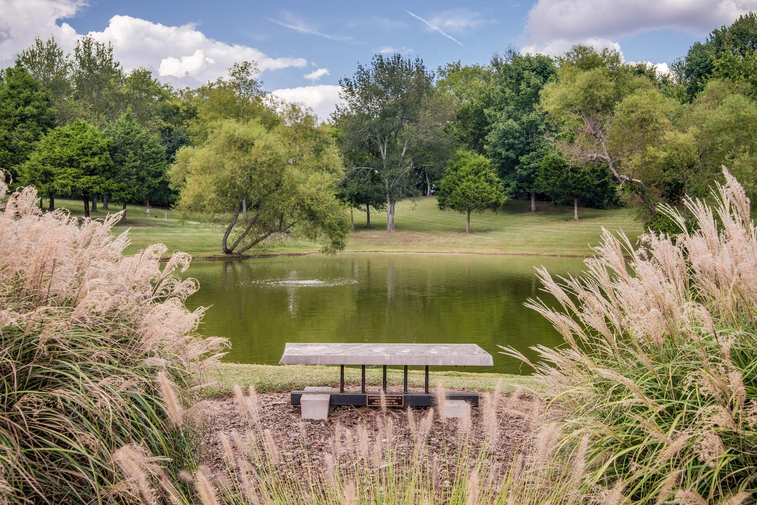 1091 Tulloss Road Franklin, TN 37067 - Photo 52 of 52 a lake view with a bench