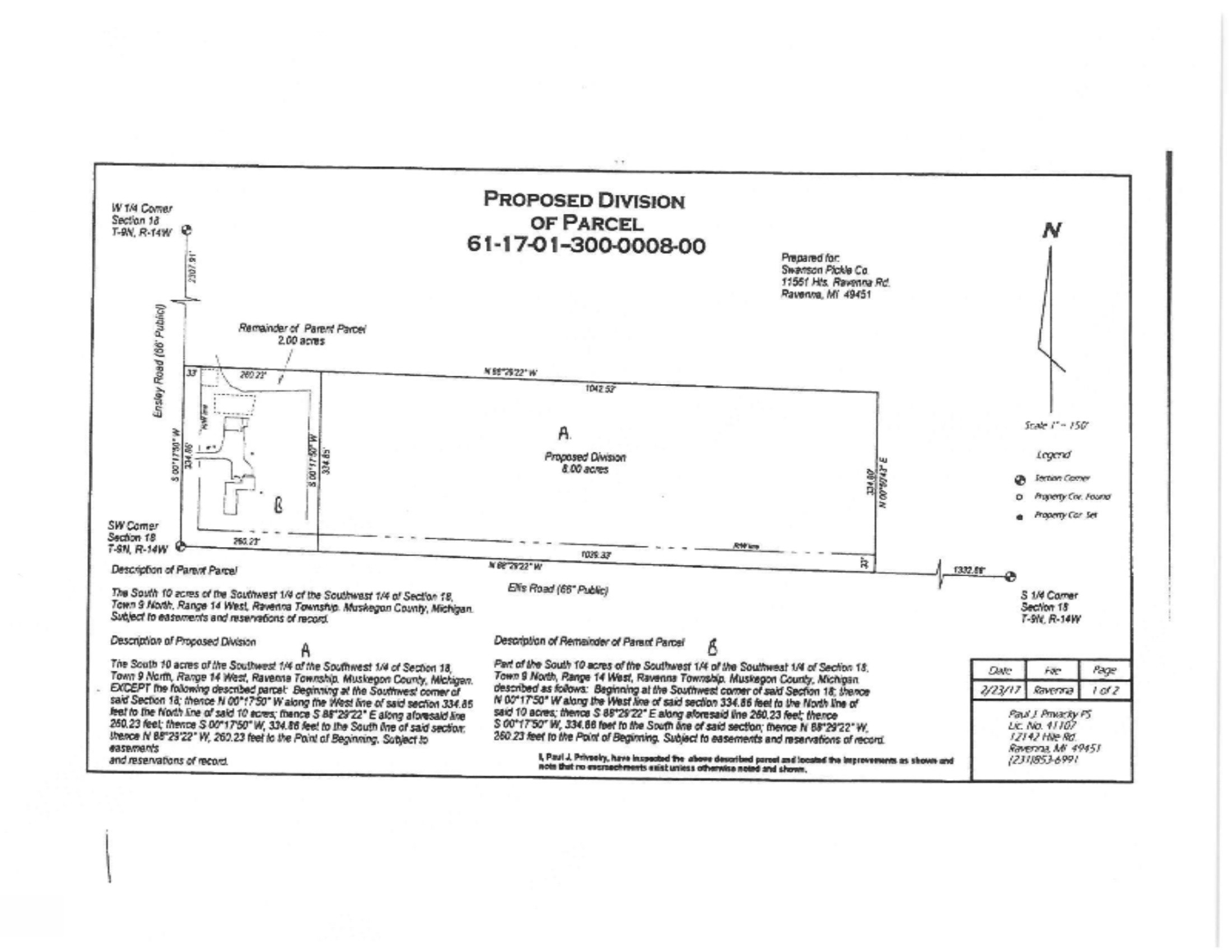 8800 Ellis Road Ravenna, MI 49451 - Photo 29 of 29 survey