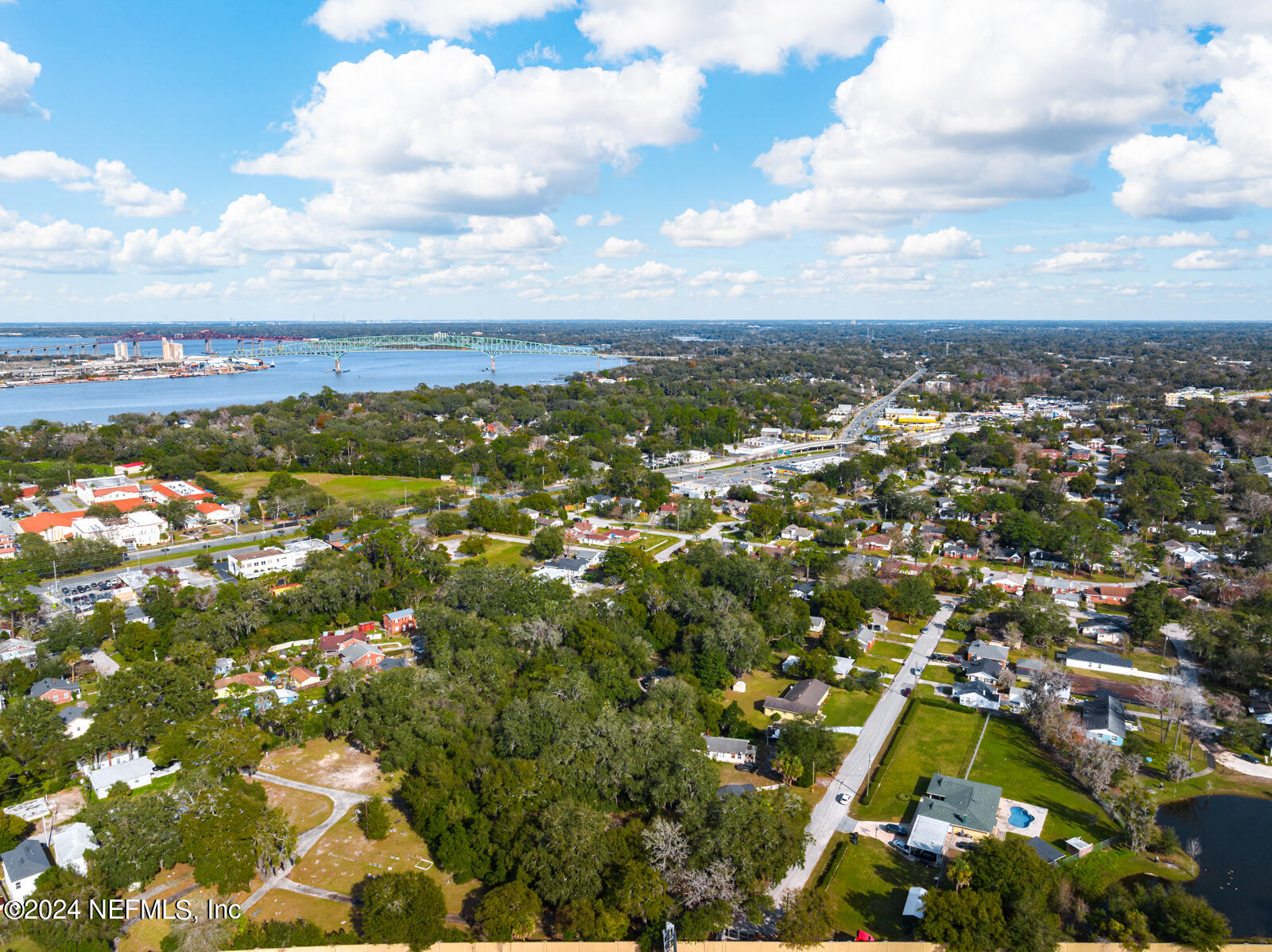 0 York Street Jacksonville, FL 32207 - Photo 14 of 24 an aerial view of residential houses with city view